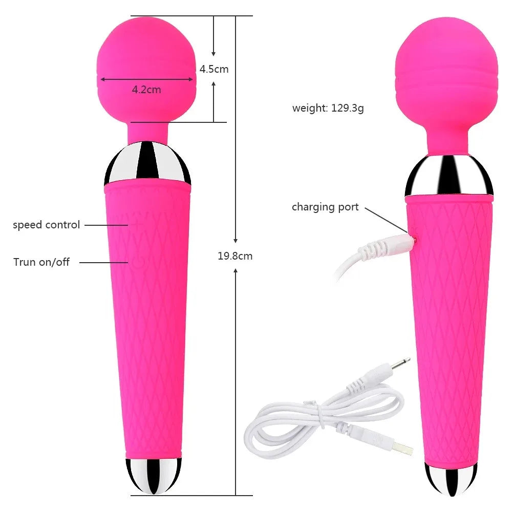 20 Speeds Powerful Vibrator Sex Toys for Women
