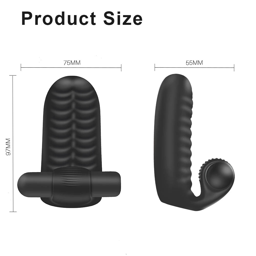 Silicone Finger Vibrator for Women