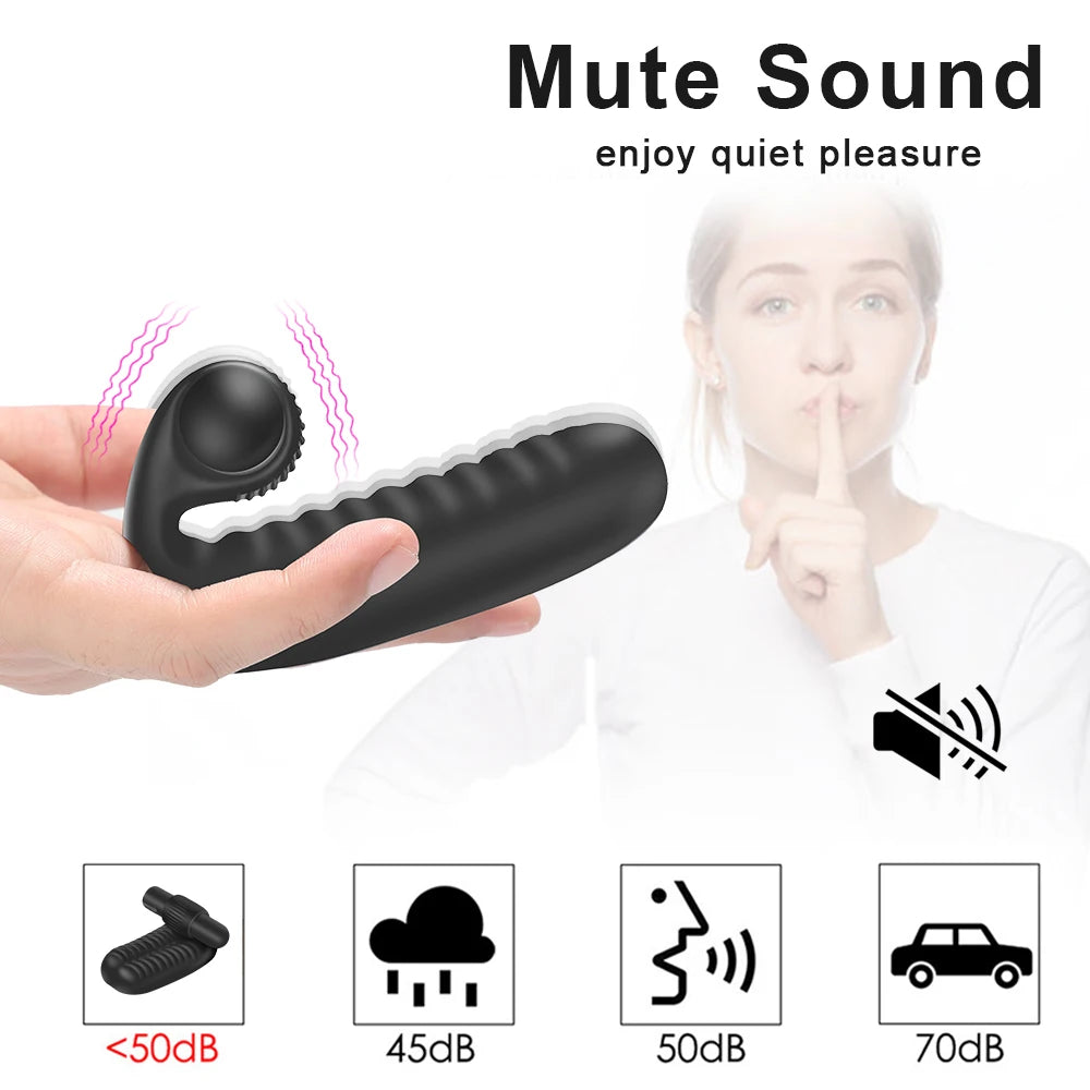Silicone Finger Vibrator for Women