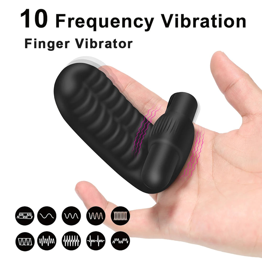 Silicone Finger Vibrator for Women
