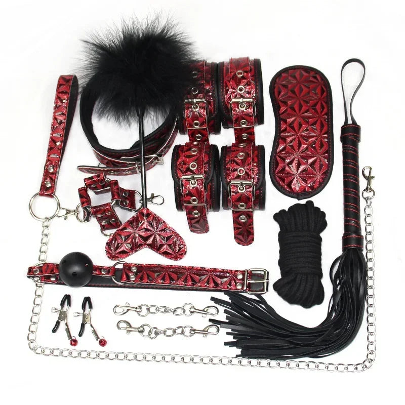 Leather Bondage Sex Toys for Women