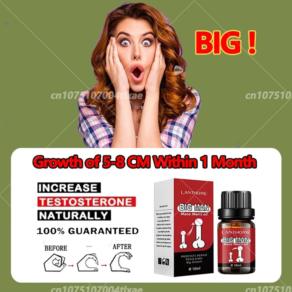 Bottle of Penis Enlargement Oil