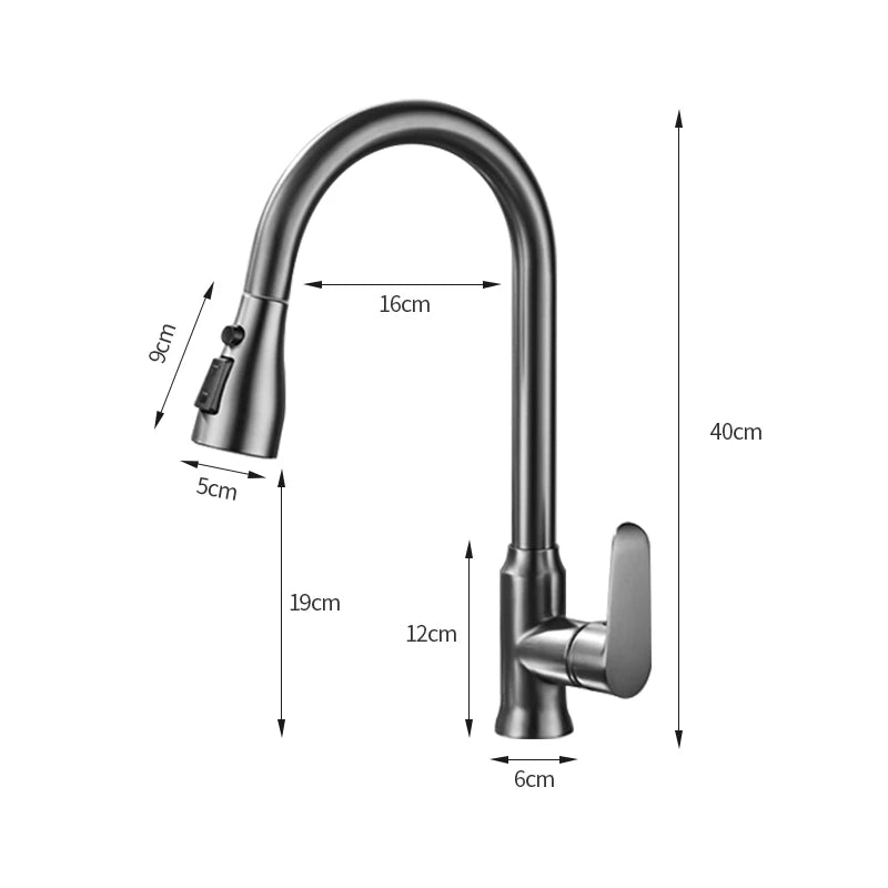 Splash-proof rotating faucet