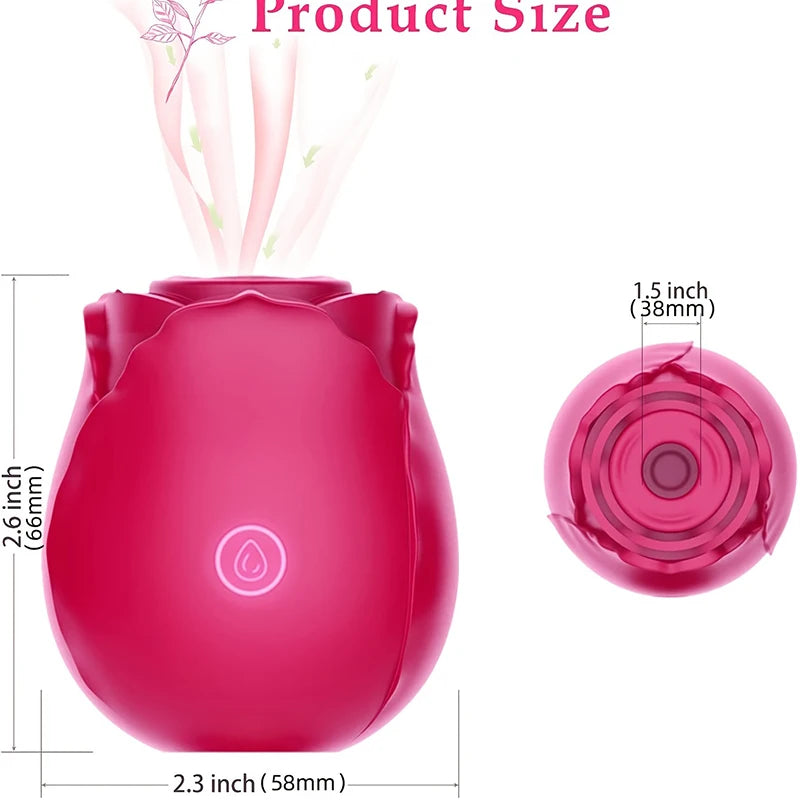 Rose Vibrator Sex Toy for Women