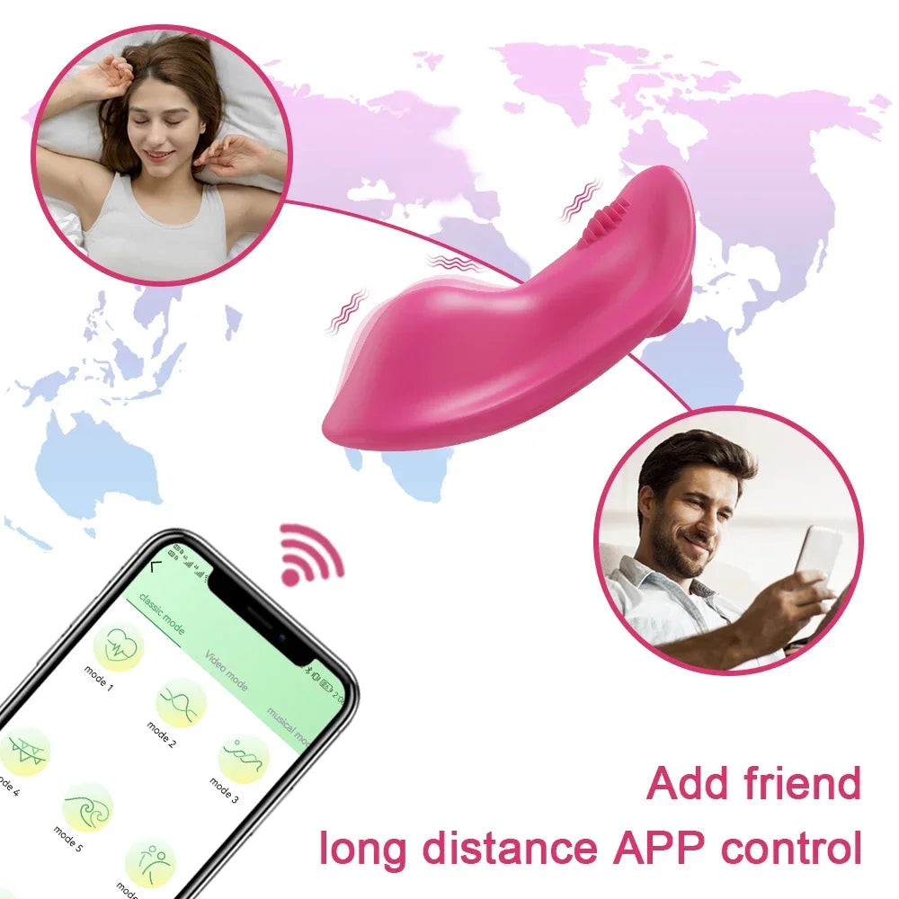 Vibrator APP Control Women Wearable Sex Toys