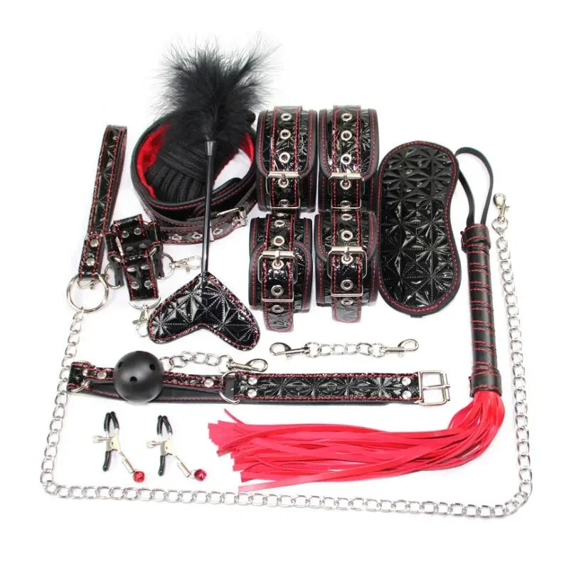 Leather Bondage Sex Toys for Women