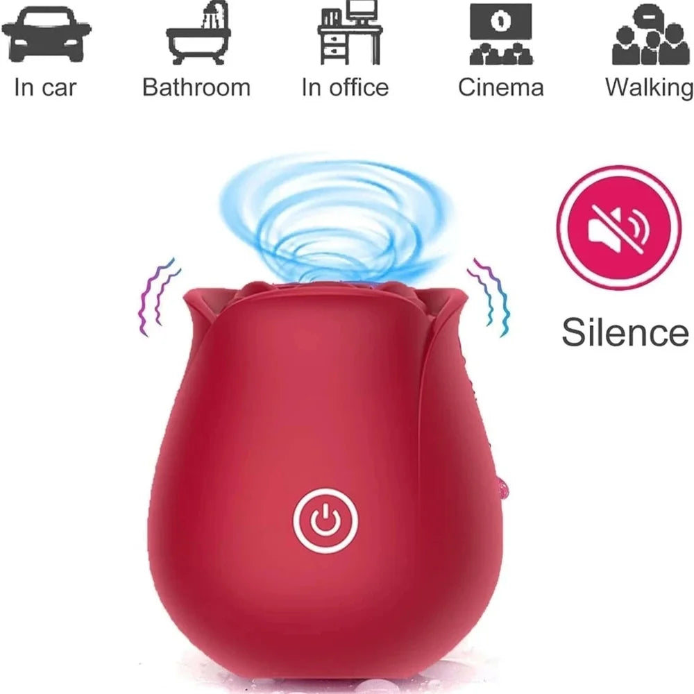 Rose Vibrator Vaginal Sex Toys for Women