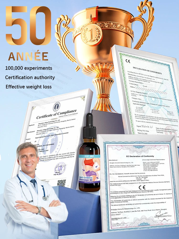 Anti-cellulite massage oil