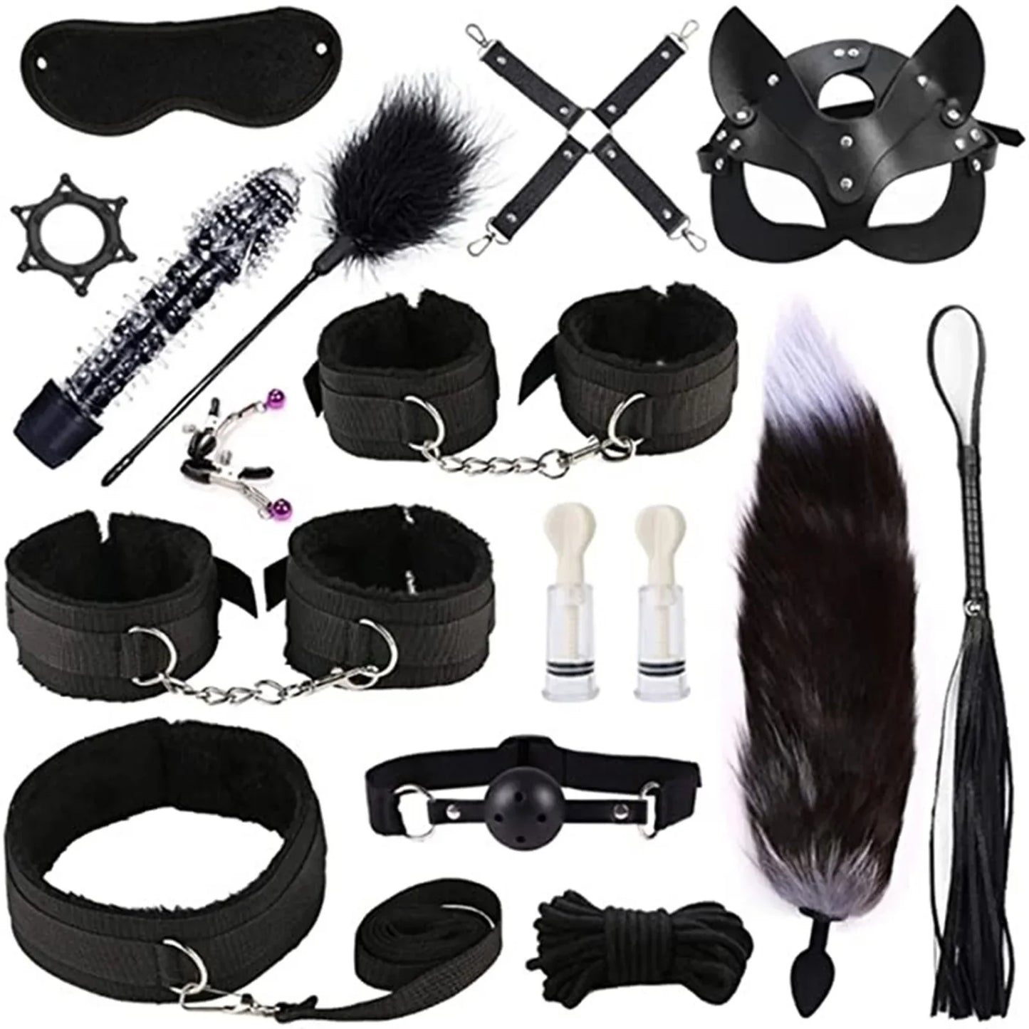 Leather Bondage Sex Toys for Women