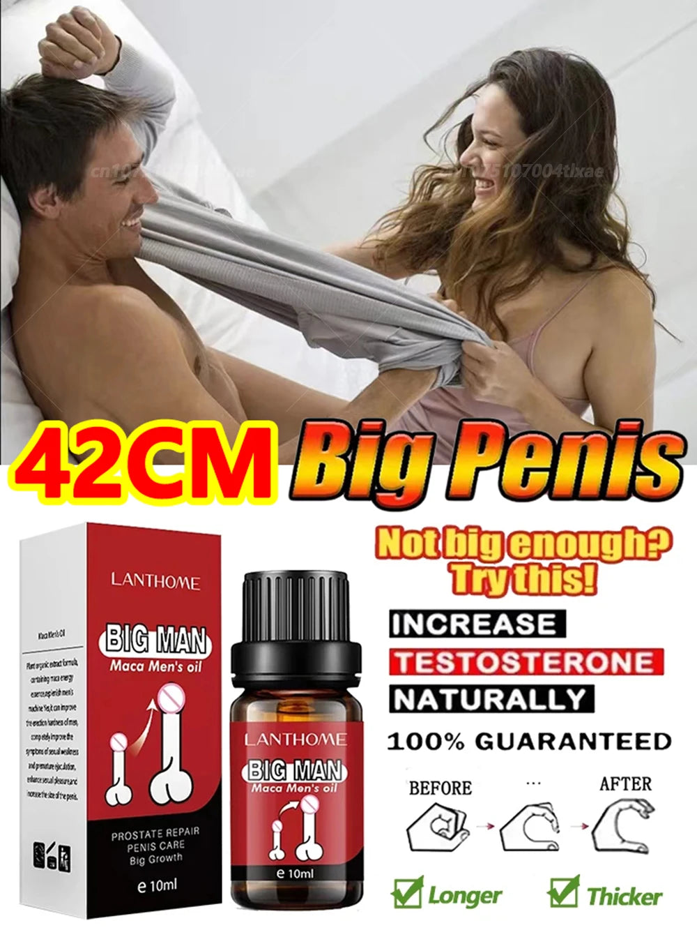 Bottle of Penis Enlargement Oil