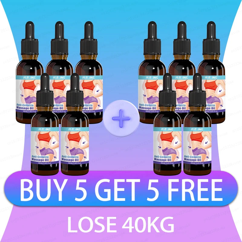 Anti-cellulite massage oil