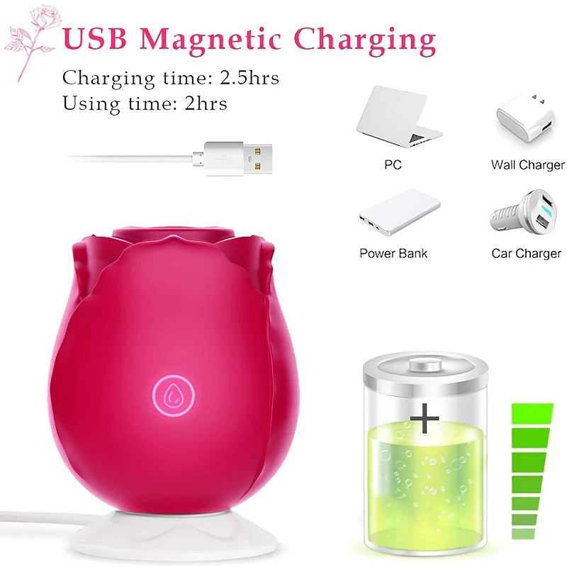 Rose Vibrator Sex Toy for Women