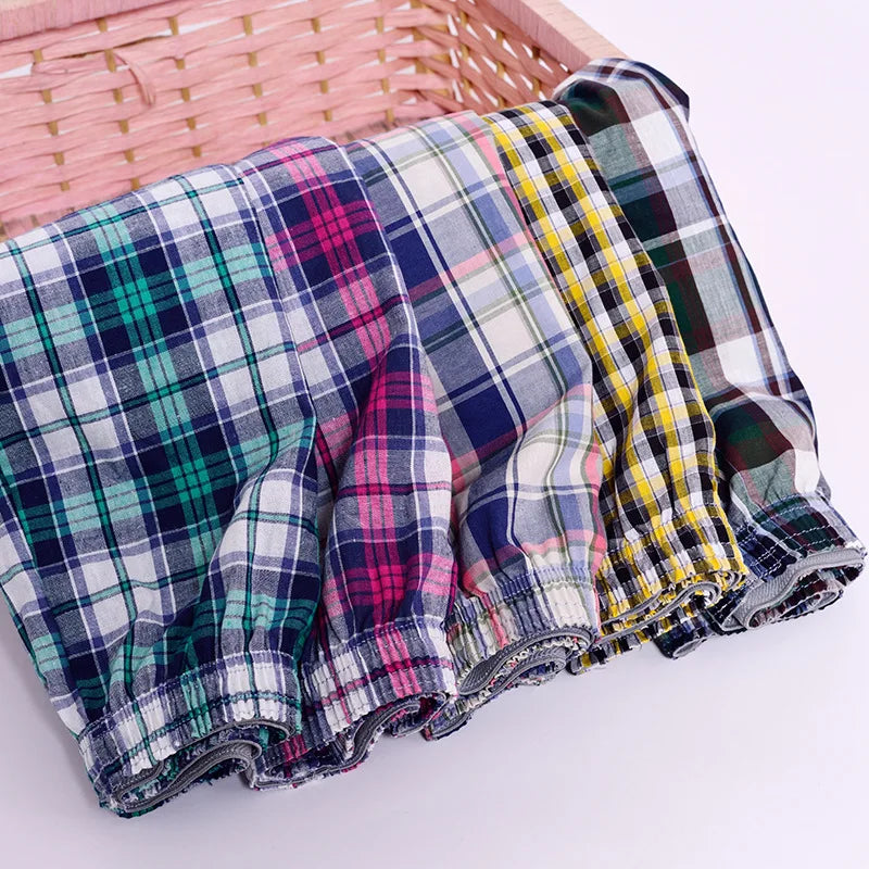 3-10PCS Cotton Men's Underwear Boxers Large Size