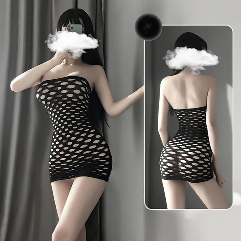 Women's Mesh Lingerie Bodysuit