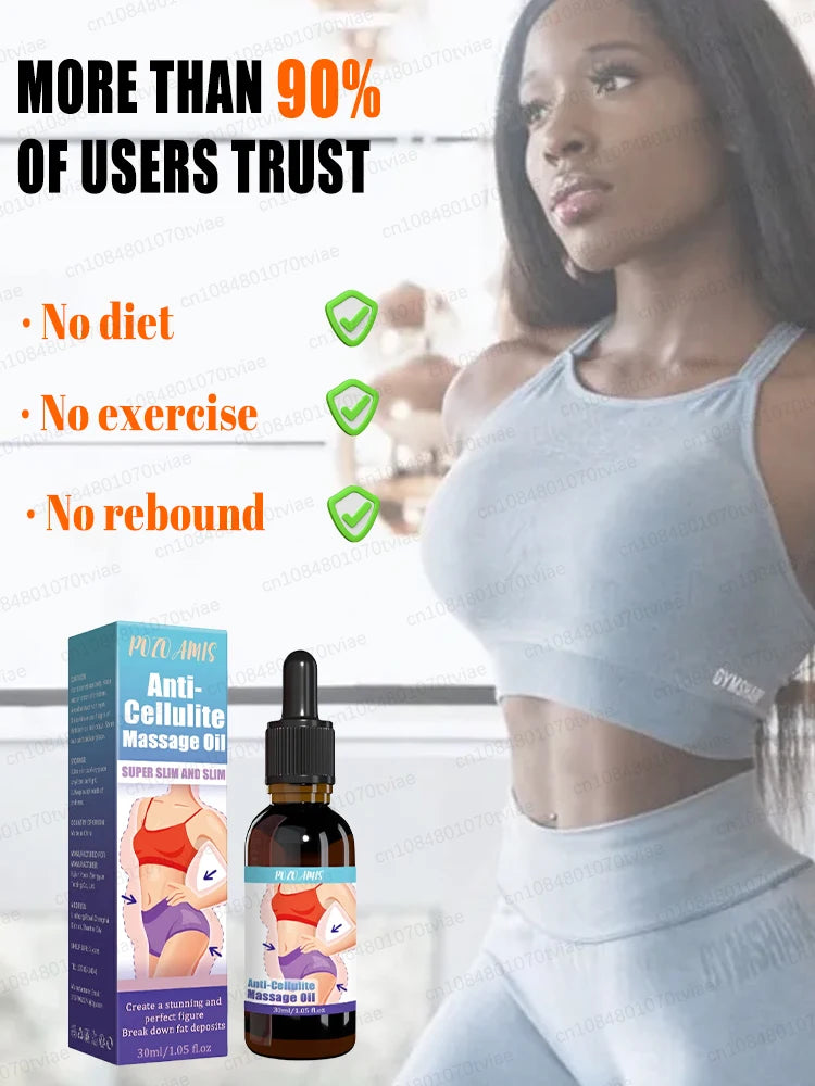Anti-cellulite massage oil