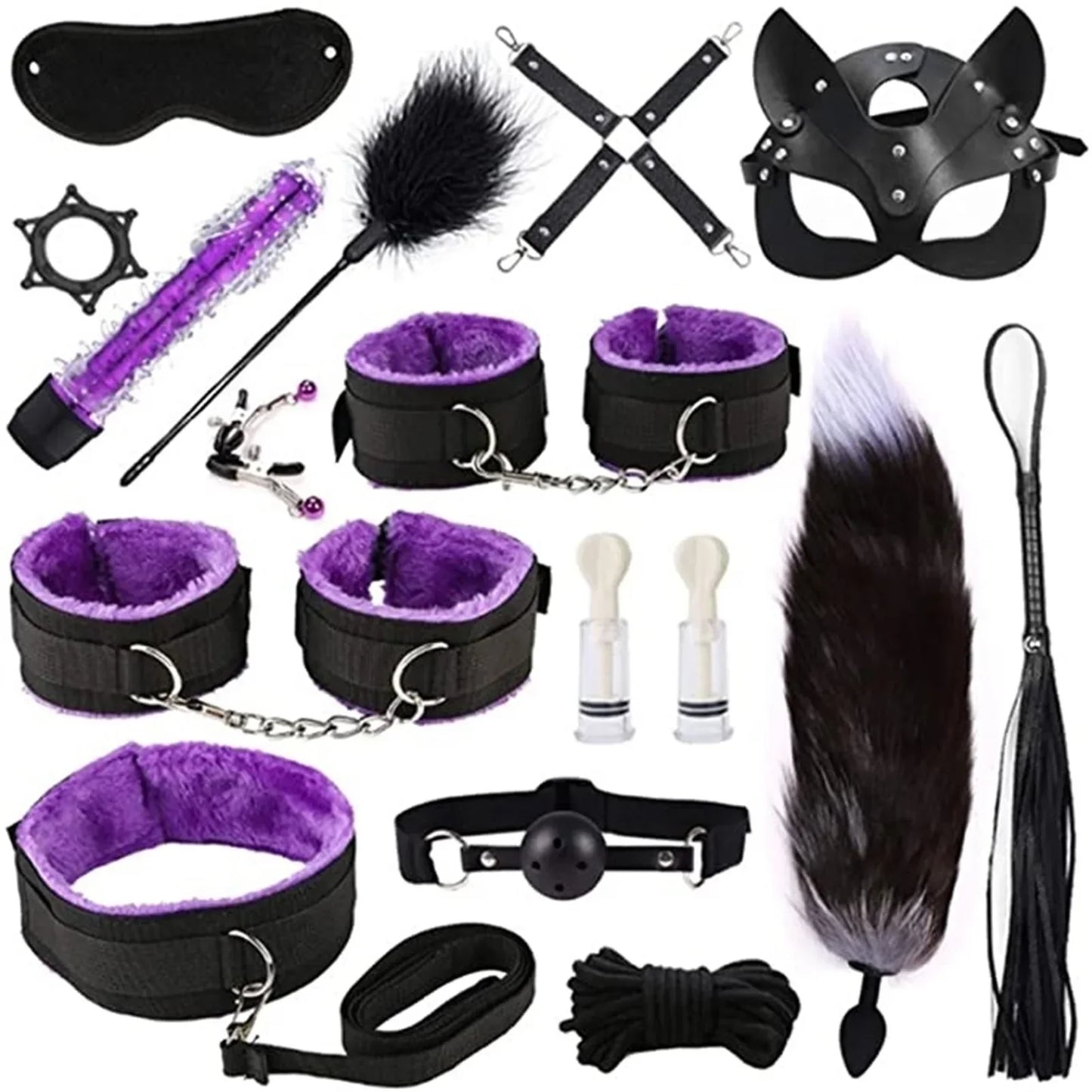 Leather Bondage Sex Toys for Women