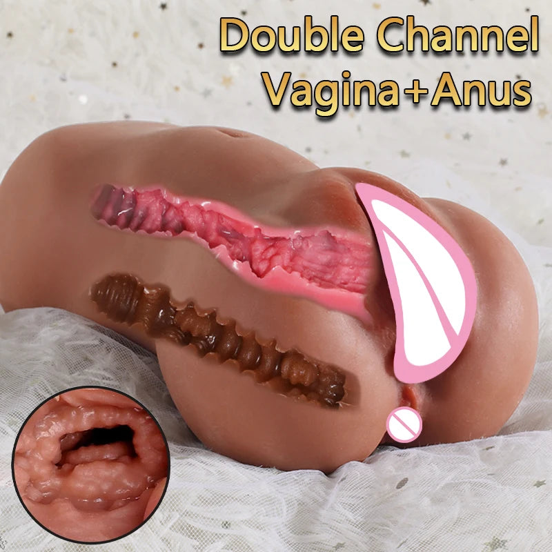 Real Vagina Masturbation Sex Toy for Men