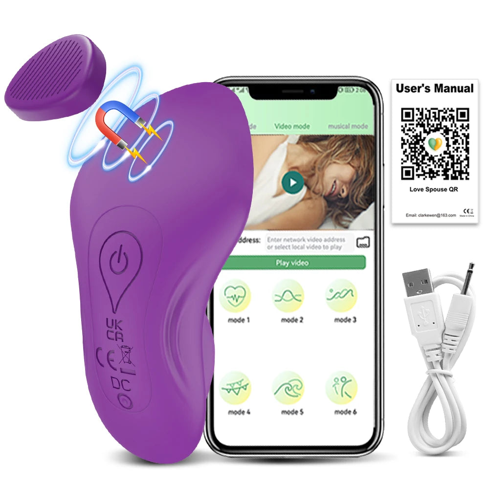 Vibrator APP Control Women Wearable Sex Toys
