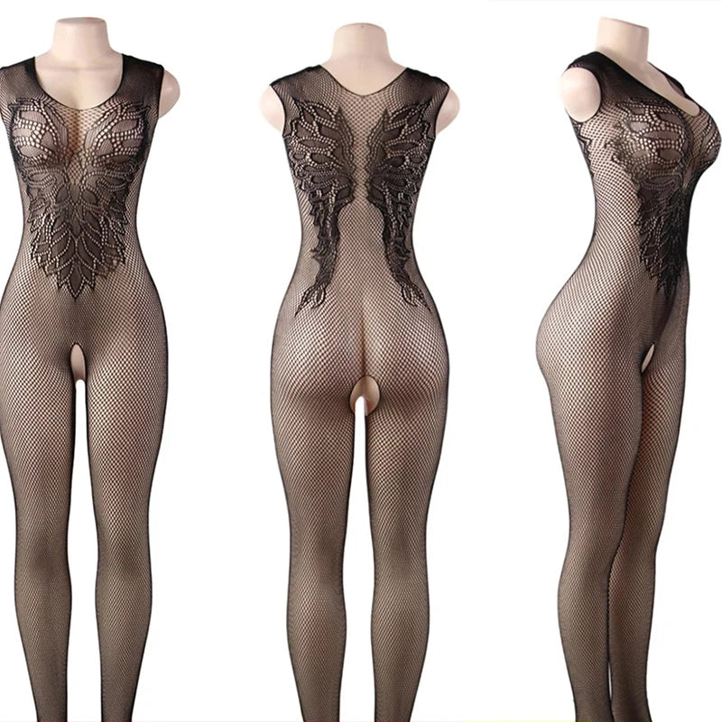 Women's Mesh Lingerie Bodysuit