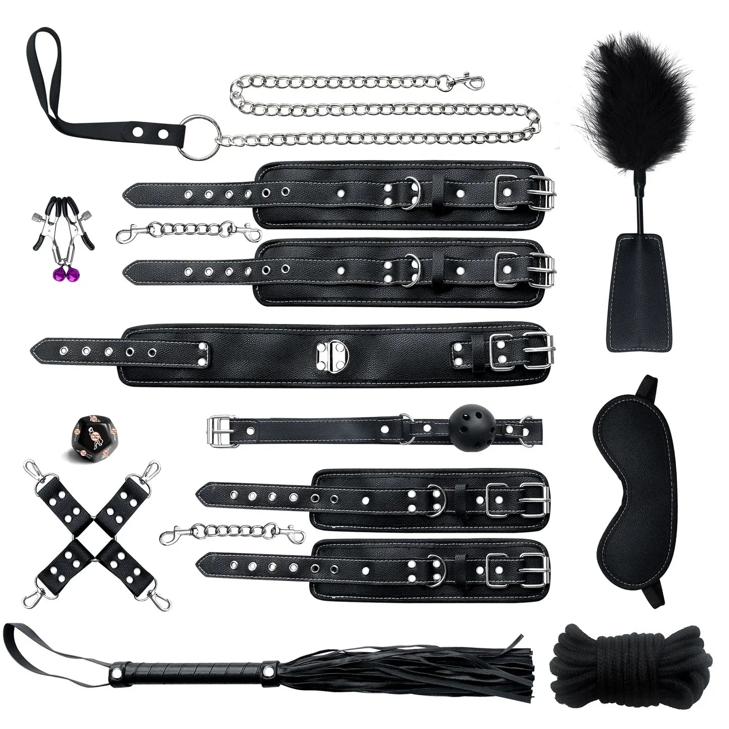 Leather Bondage Sex Toys for Women