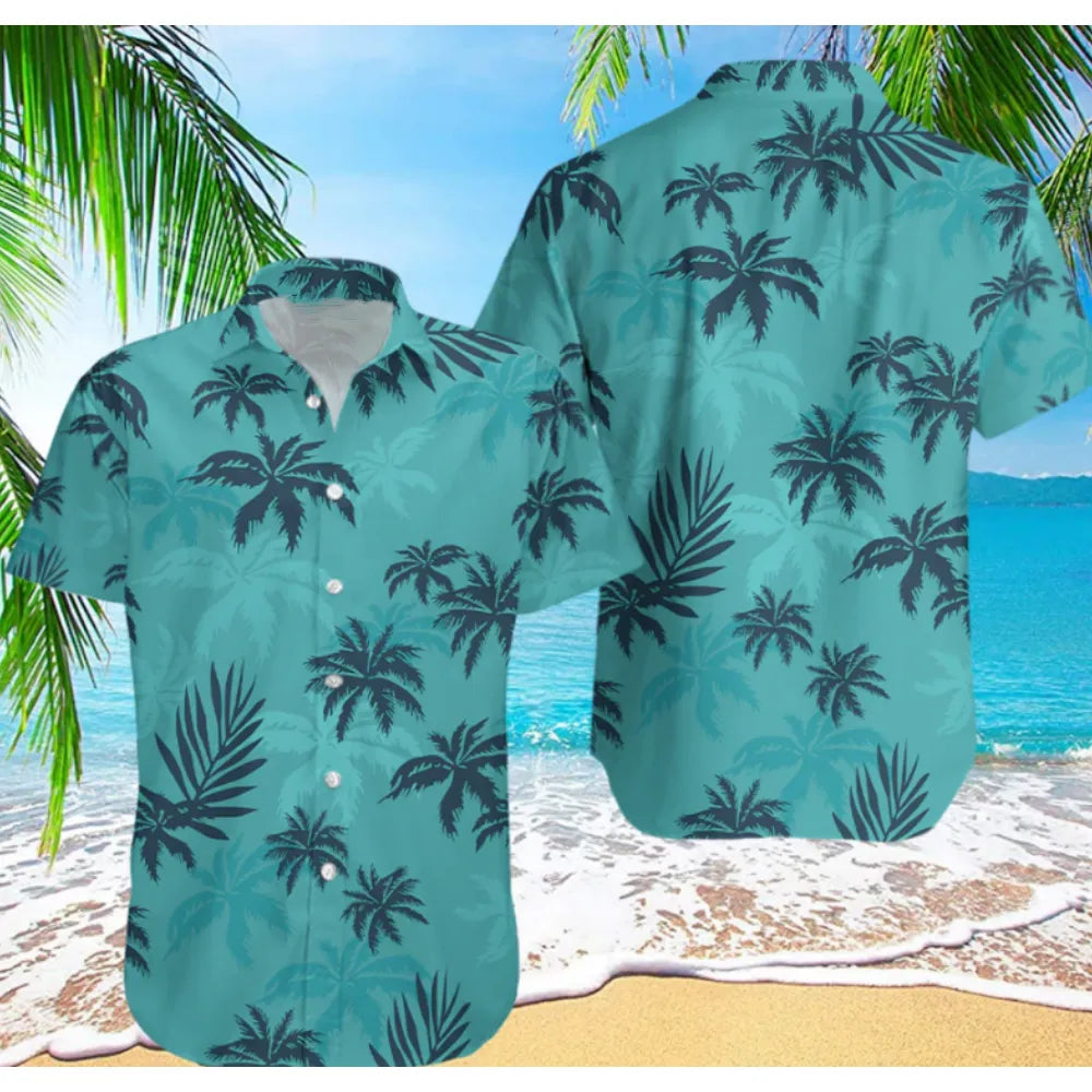 Summer Men Hawaiian Shirt