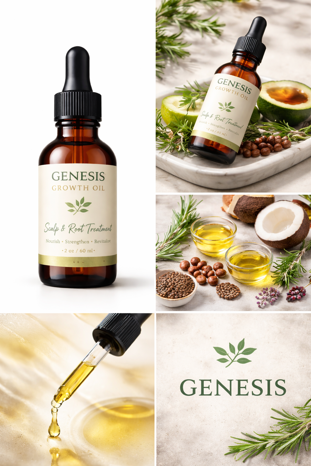 Genesis Herbal Growth & Thickness Hair Oil