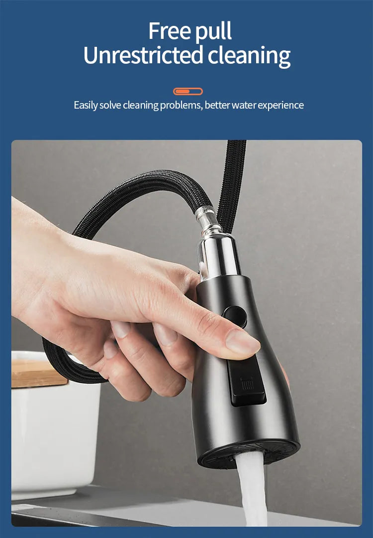 Splash-proof rotating faucet
