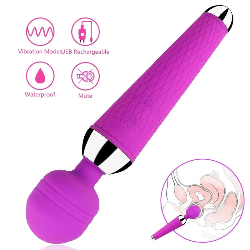 20 Speeds Powerful Vibrator Sex Toys for Women