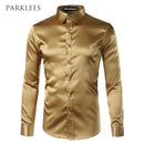 Satin Smooth Men Silk Shirt