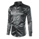 Satin Smooth Men Silk Shirt