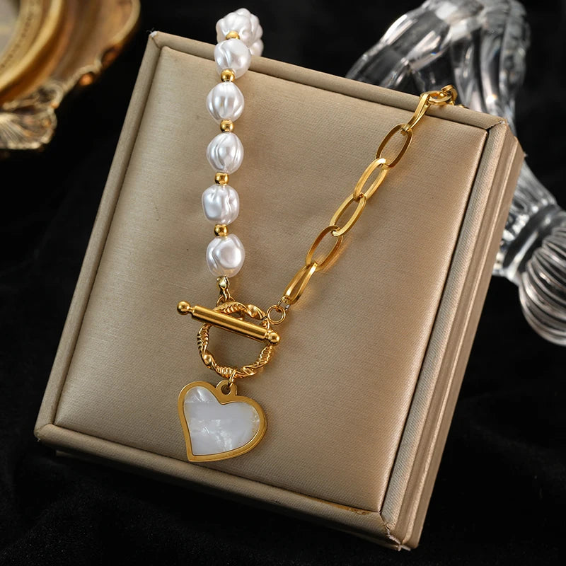 Heart Shape Pendant Necklace For Women