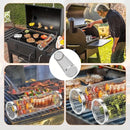 Portable BBQ Rolling Grill Basket!