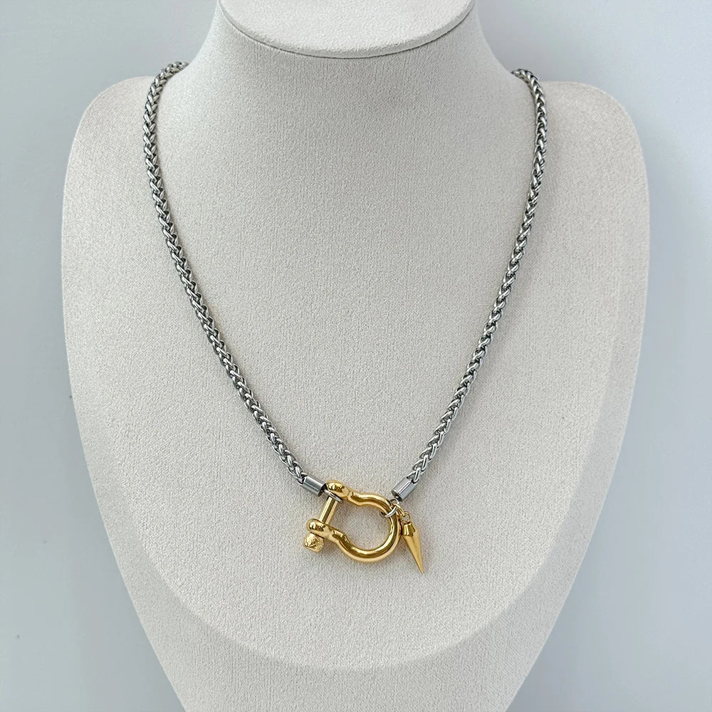 18K Gold Plated Stainless Steel Necklace