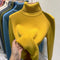 Women Elegant Thicken Velvet Sweater