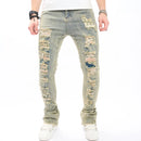 Men Hip Hop Slim Jeans Pants