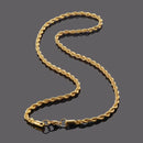 18k Gold Plated Necklace for Men Women