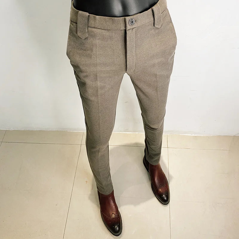 Woolen Suit Pants Elegant And Versatile