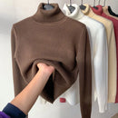 Women Elegant Thicken Velvet Sweater