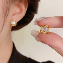 Zircon Stud Earrings For Women Gifts