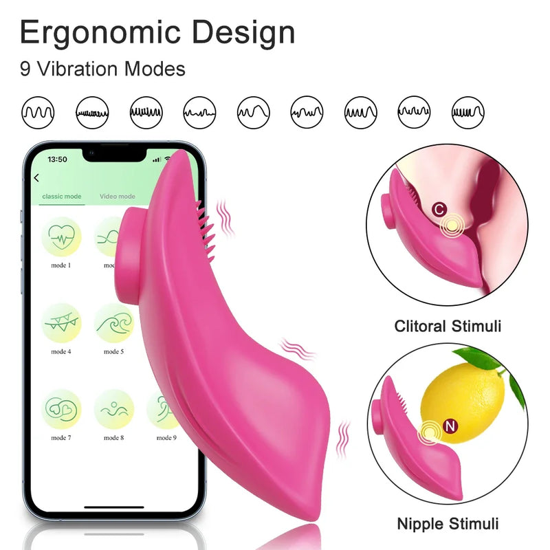 Vibrator APP Control Women Wearable Sex Toys