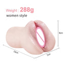 2 in 1 Silicone Sex Toys Male Masturbation Cup