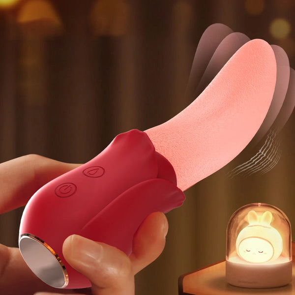 Nipple Vagina Tongue Vibrator Sex Toys for Unisex