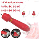 G Spot Vibrator for Women with Nipple Clamps