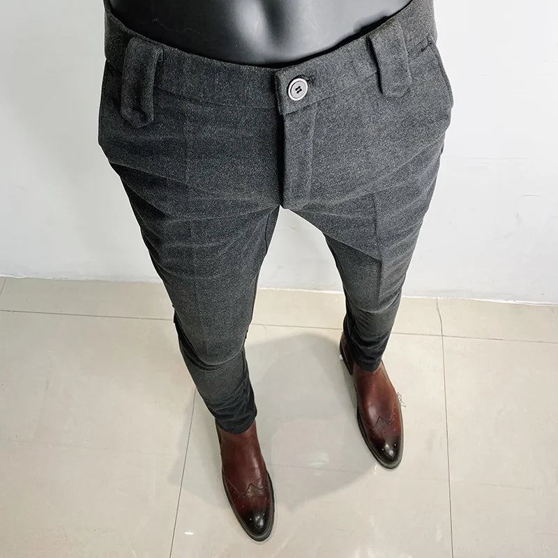 Woolen Suit Pants Elegant And Versatile