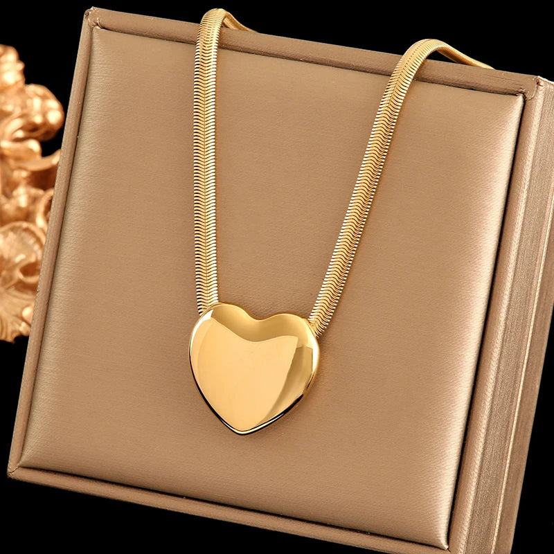 Heart Shape Pendant Necklace For Women