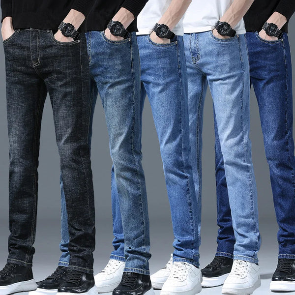 Men Straight Leg Classic Jeans