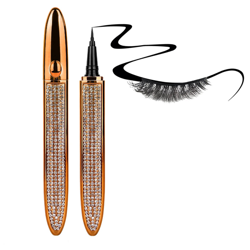 2 In 1 Eyelashes Eyeliner Pencil