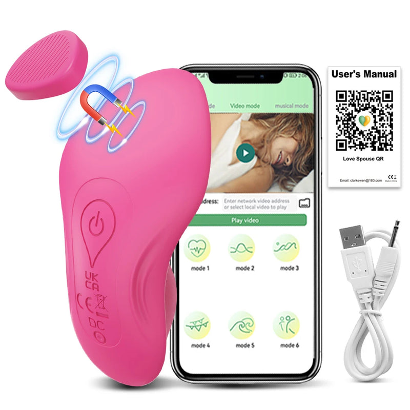 Vibrator APP Control Women Wearable Sex Toys