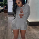 Full Sleeves Body-shaping Romper