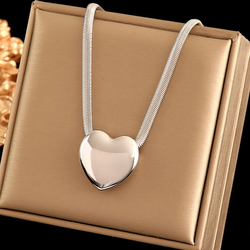 Heart Shape Pendant Necklace For Women